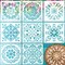 8-Piece Reusable Mandala Stencil Set (5 x 5 Inch) – Templates for Painting on Fabric, Wood, Wall, Tile, Furniture, DIY Art & Scrapbook Crafts